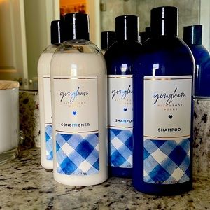 NEW Gingham Shampoo & Conditioner
